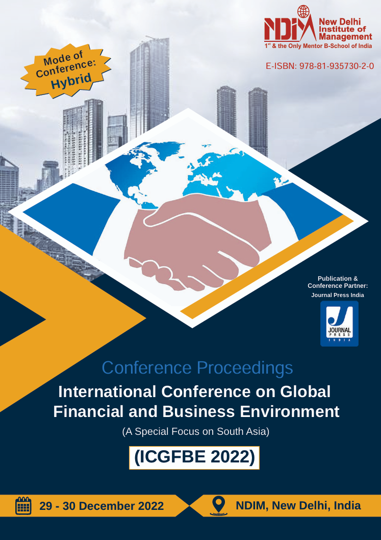 International Conference on Global Financial and Business Environment (ICGFBE- 2022)
