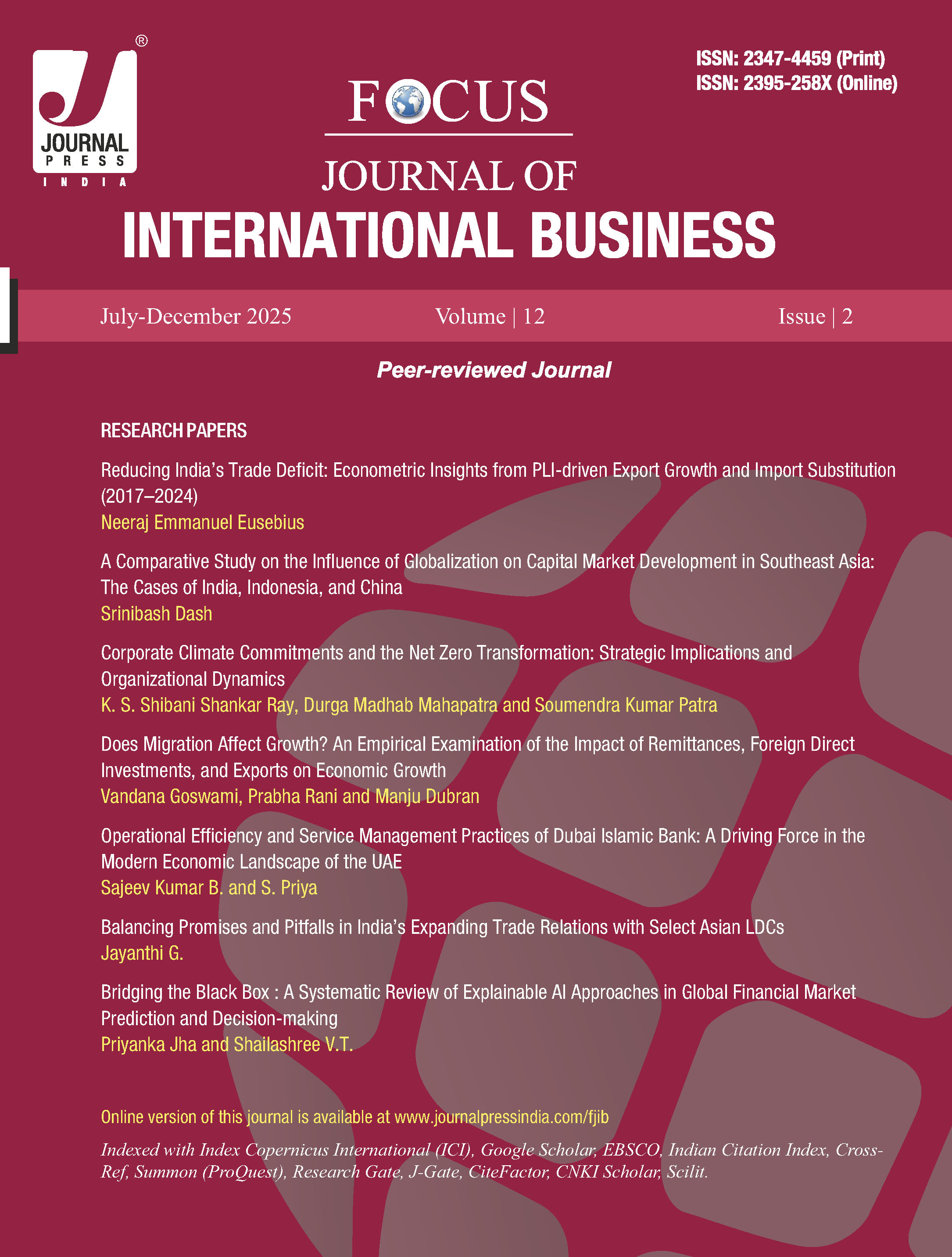 FOCUS: Journal of International Business